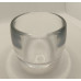 Thick Wall Clear Glass Teacup