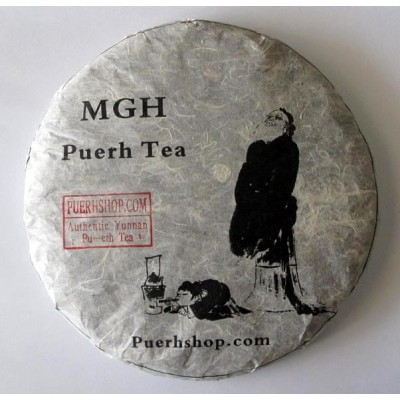 2010 MGH 1004 Mangzhi Ancient Tree Green Pu-erh Tea Cake 357g