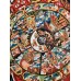 Hand-painted Original Tibetan Wheel of Life Thangka Mineral Painting No frame