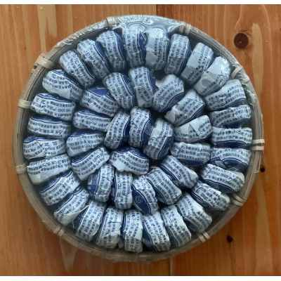 2011 Rice Scented Mini Green Tuocha 200g in Weaving Bamboo Tray About 45 pieces 2011 Rice Scented Mini Green Tuocha 200g in Weaving Bamboo Tray About 45 pieces
