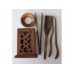 Hard Wood 6 Piece Chadao Set - Square Hard Wood 6 Piece Chadao Set - Square