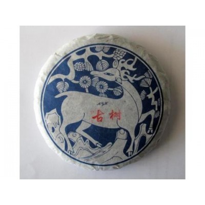 2014 MGH 1407 Zhanglang Ancient Tree Green Pu-erh Tea Cake 200g 2014 MGH 1407 Zhanglang Ancient Tree Green Pu-erh Tea Cake 200g