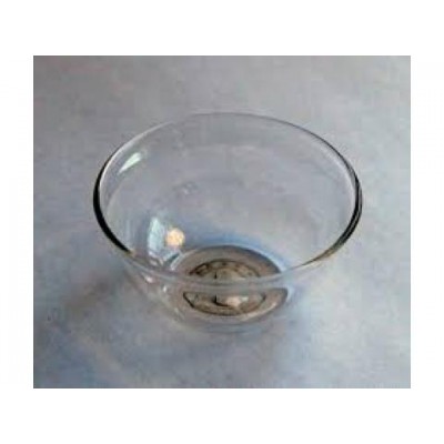Heat-Tempered Clear Glass Teacup