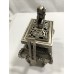 Tibetan Incense Burner - Buddhist Decor,Home Decoration Silver Alloy
